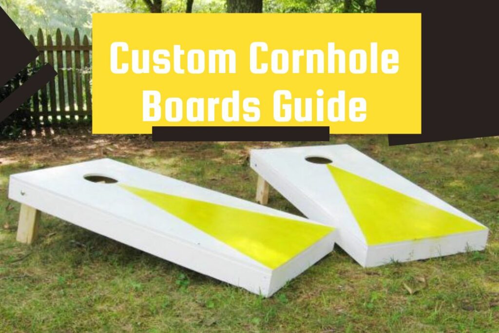 how to finish corn hole boards