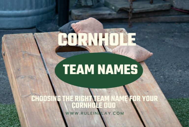 Choosing the Perfect Cornhole Team Names: Clever, Funny, and Hillbilly Ideas