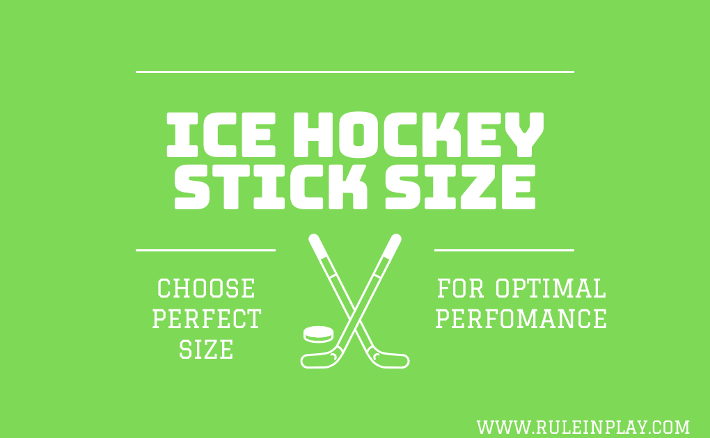 Ice hockey stick size guide